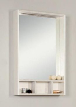 Зеркало-шкаф ЙОРК 60 белый/выбеленное дерево 1A170102YOAY0 (АКВАТОН)